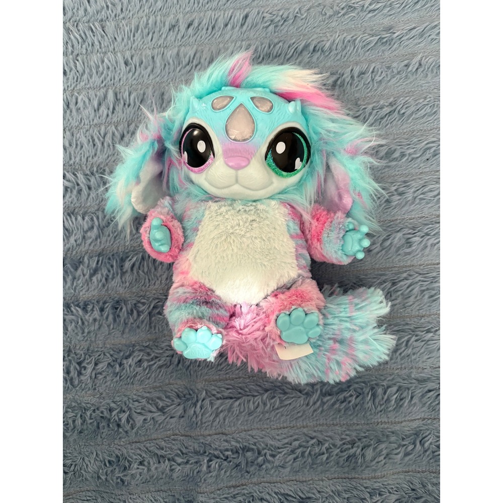 Magic Mixies Plush Toy Pink Blue Pastel Fuzzy Stuffed Animal